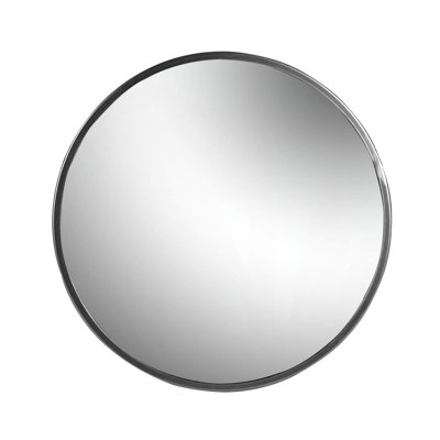 Clarkdale Round Metal Frame Wall Mirror
