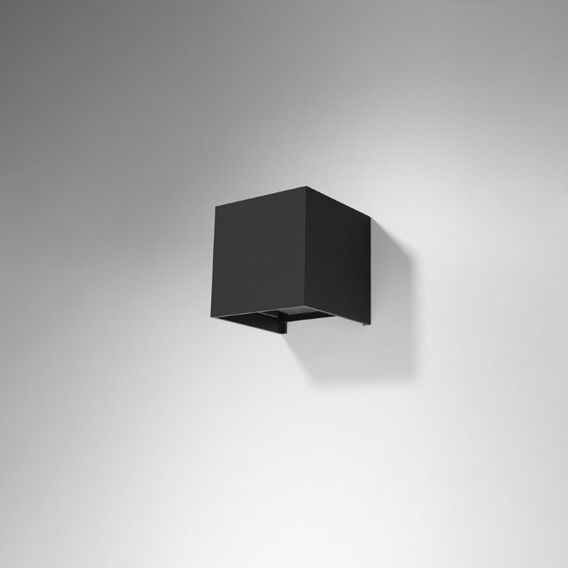 Lejla LED Flush Mounted Sconce, Black
