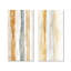 Art mural blanc doré 2 pièces, toile de plage tropicale, horizon tropical blanc et or à la plage-2038498579-2038498582