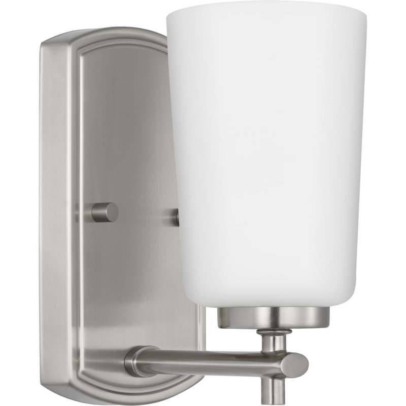 Cheria Dimmable Bath Sconce, Brushed Nickel