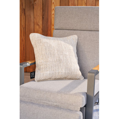 Cosipillow Indoor / Outdoor Chevron Square Cushion