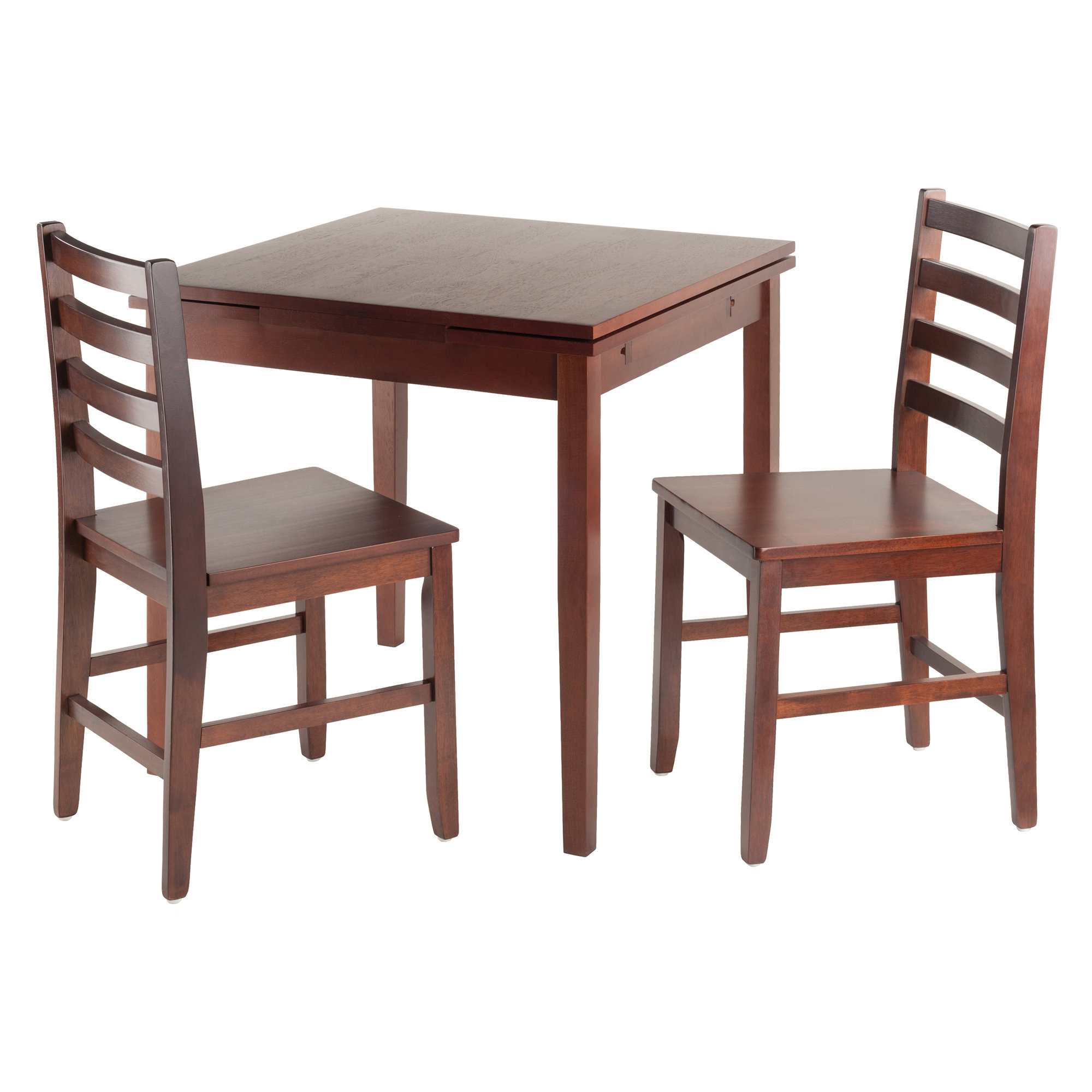 Three Posts™ Akers Extendable Solid Wood Dining Set | Wayfair