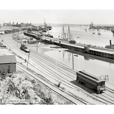 " The Harbour At San Pedro "