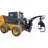 Mini Skid Steer Mount Log Grapple, Rotate by Hydralic, Fit Mini Quick Loader