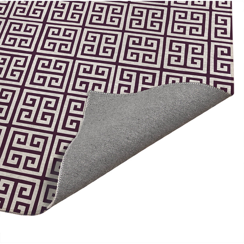 Tapis de bureau Cuddle Key, L 36 po x P 24 po, Aubergine