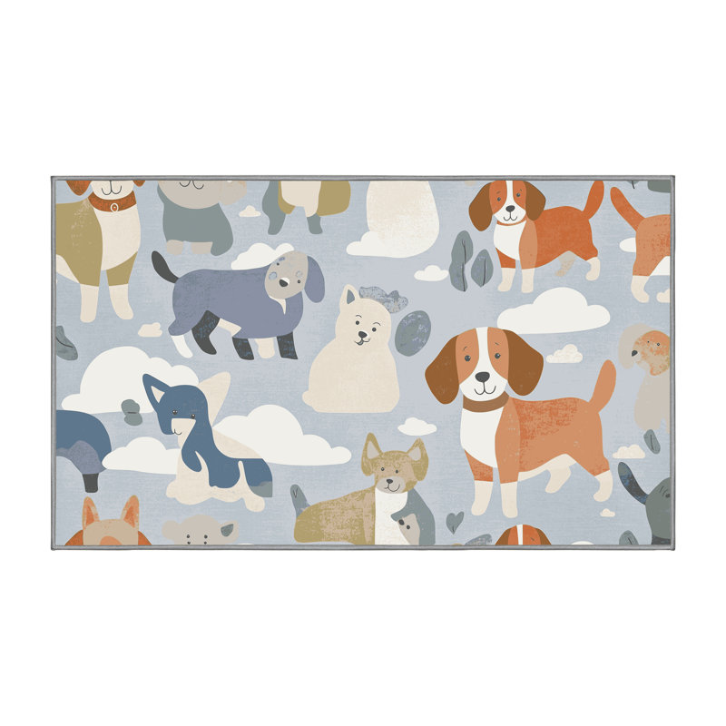 Tapis pour enfants East Urban Home, Rectangulaire 8 pi x 10 pi