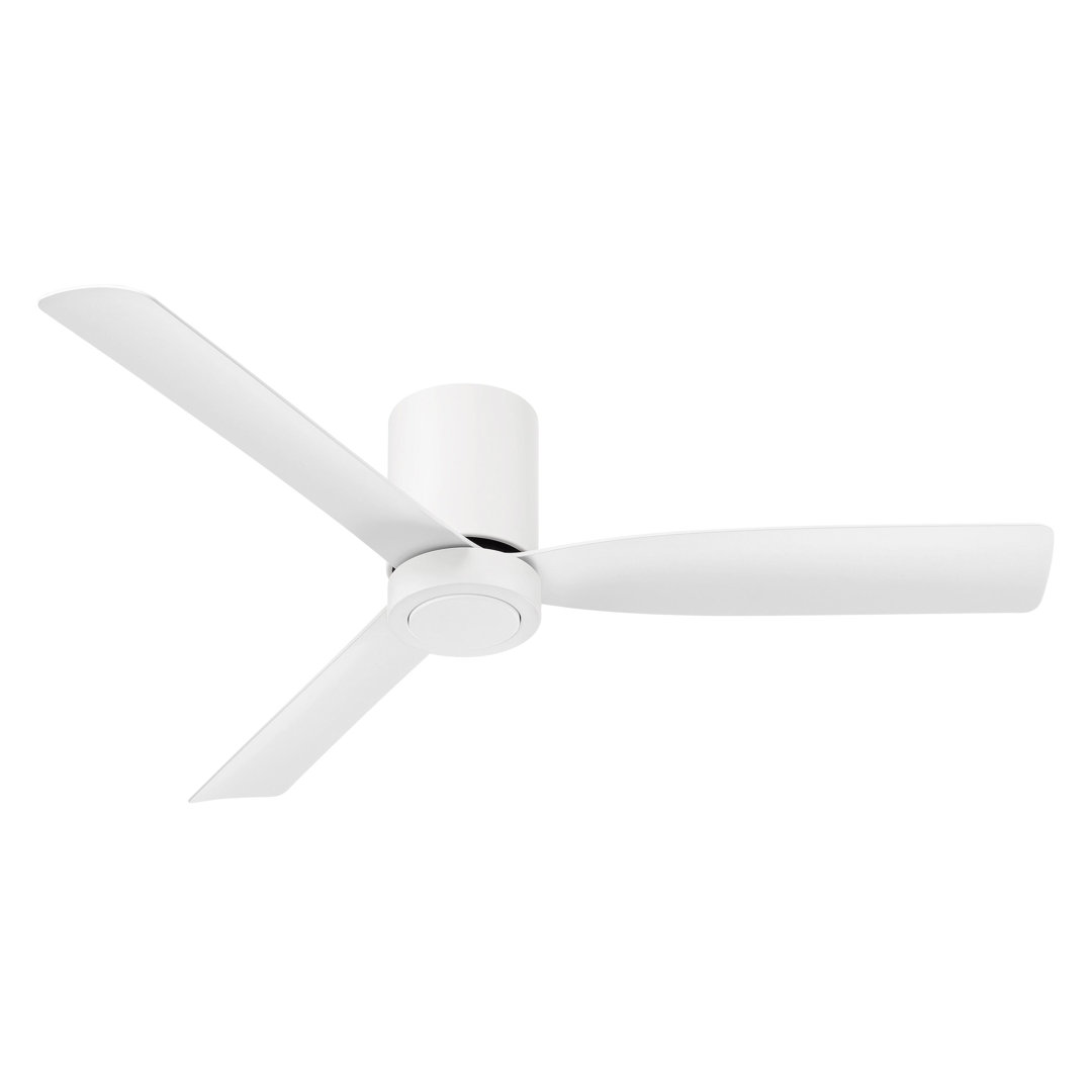 CORMAC 52 inch 3-Blade Hugger Ceiling Fan With Remote (No Light) Arranmore Lighting & Fans 