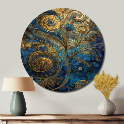 Farnham - Geometric Round Metal Art
