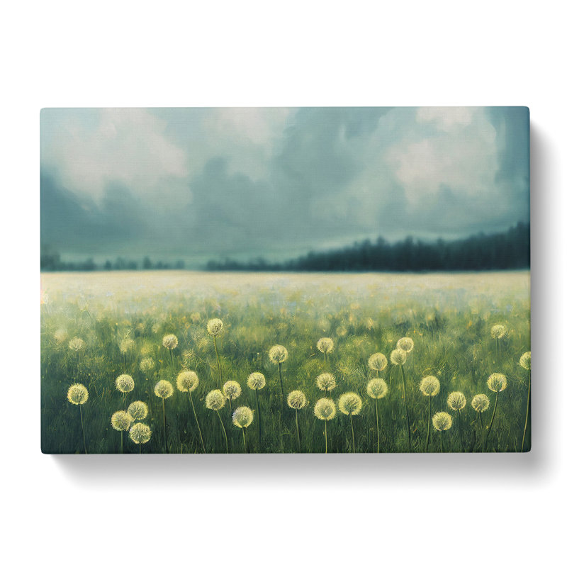 Dandelion Field Vol.4 - Wrapped Canvas, 50cm H x 76cm W x 3cm D