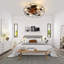 51CM 7 - Blade Caged Ceiling Fan Bladeless With Remote Control And Light Kit Included