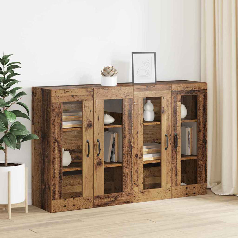 Wall Mounted Cabinets 2 Pcs 69.5 X 34 X 90 Cm, Old Wood