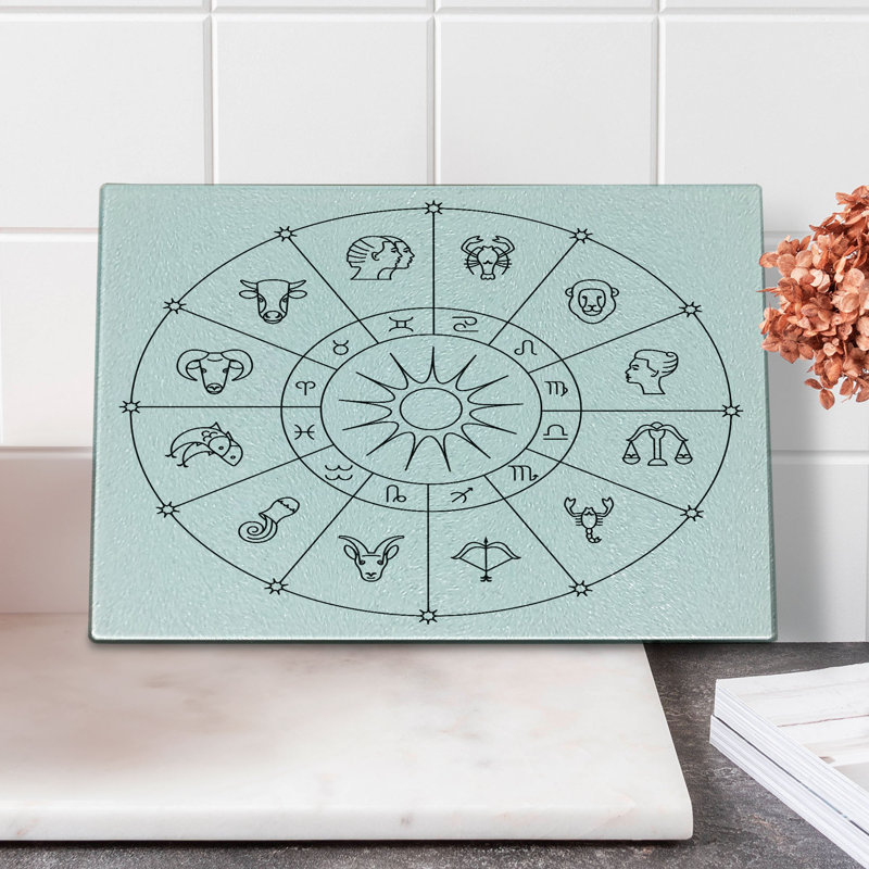 Planche à découper en verre trempé Ambesonne Astrology