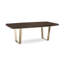 Modern Streamline Solid Wood Dining Table