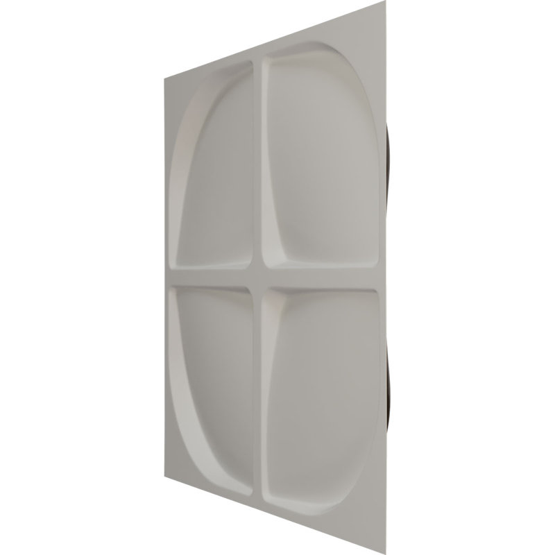 L 19 5/8 po x H 19 5/8 po Franklin EnduraWall, panneau mural 3D décoratif, brun mystique métallique texturé (couvre 2,67 pieds carrés)