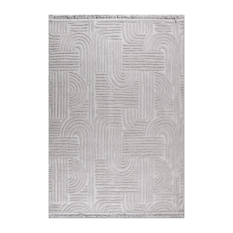 Cotton Abstract Indoor Rug, Runner 3'11" x 16'5"