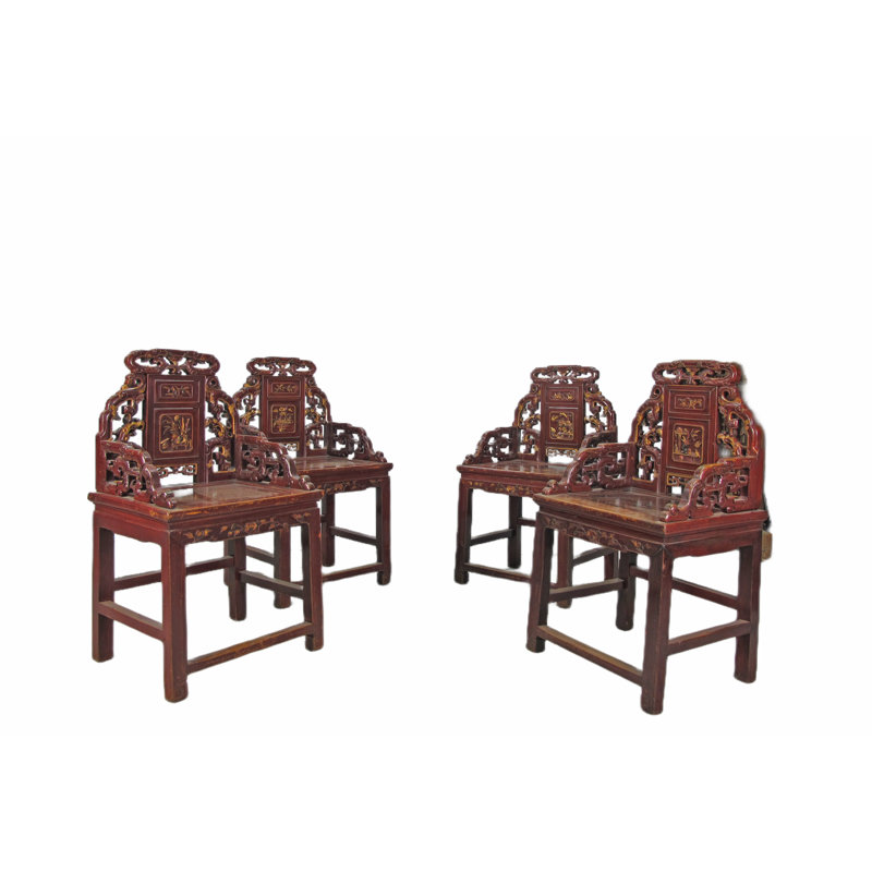 Asian Classic Solid Wood Arm Chair