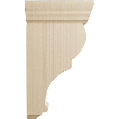 Support en bois / corbeau H 8 po x l 2 po x P 4,5 po