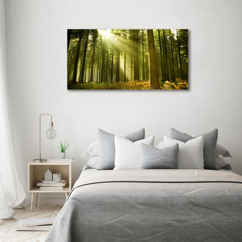 A Pine Forest - No Frame Print on Canvas