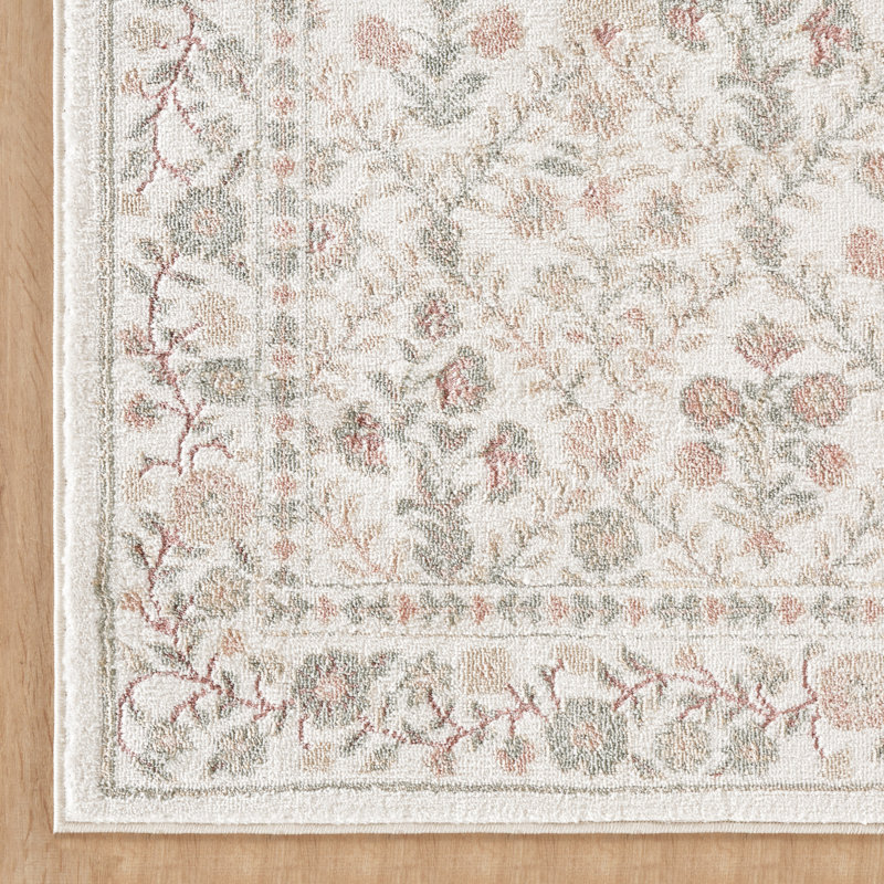 Tapis Laura Ashley Sabina, Winifred Pink, 7 pi 10 po x 9 pi 10 po