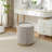 Juriana Metal Accent Stool Swivel Vanity Ottoman-1959941770