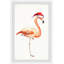 «Christmas Flamingo», reproduction encadrée-419767602