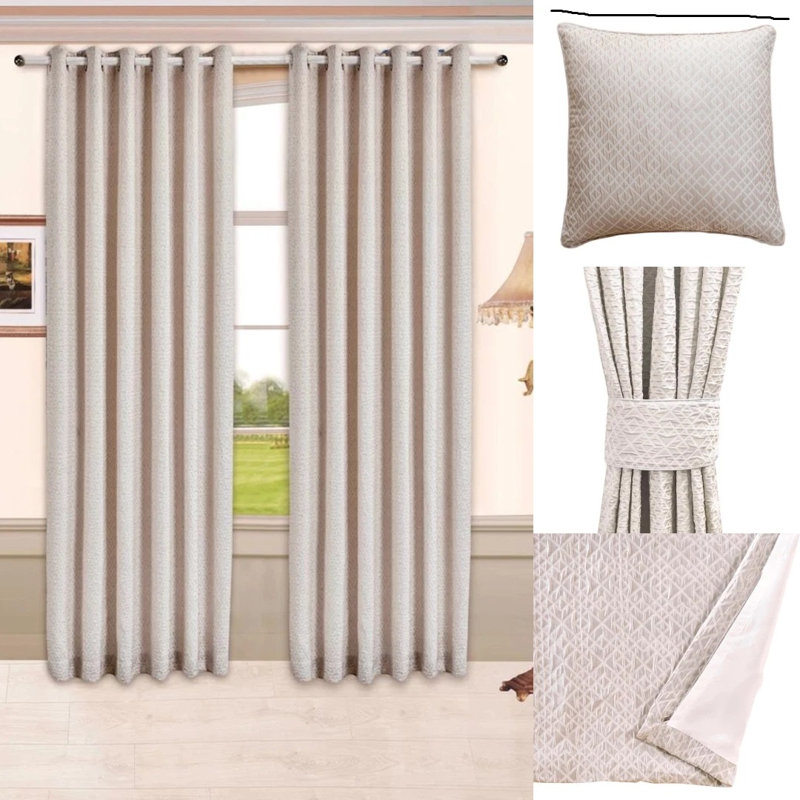 Room Darkening Curtain Panel Pair, 117cm W x 137cm L