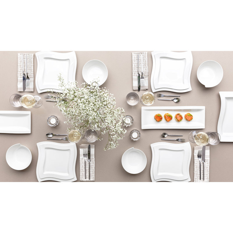 Villeroy & Boch New Wave 4 Piece Place Setting, White