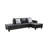 Kerriana Faux Leather Sectional-14730966-14730967
