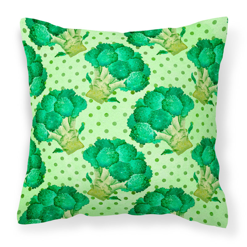  Coussin extérieur Broccoli, 18 po x 18 po