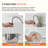 HOOSENG Pull Down Touchless Kitchen Faucet-97068163