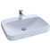 Arvina™ Vitreous China Rectangular Vessel Bathroom Sink with Overflow