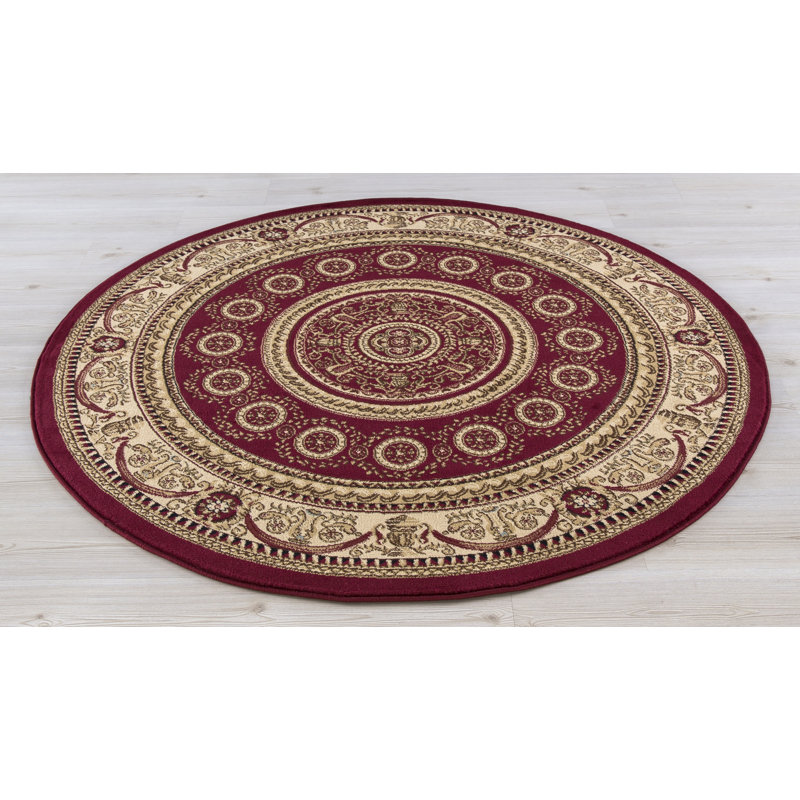 Edmont Oriental Indoor Rug, Round 5'3"