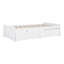 Cadre de lit simple avec 2 tiroirs de rangement, cadre de lit plateforme simple sans tête de lit-1564041253