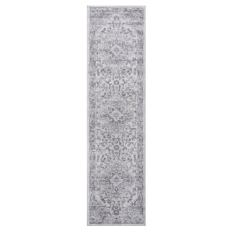 2x8 Silver Loom & Area Rug - Modern For Living Room, Nursery, Eat-in Kitchen Non-shedding, Stain , Soft Material Entryway, Nursery Stain-, Easy To Clean