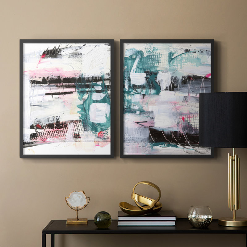 Parade I-Premium Framed Print -Ready to Hang - No Nails Required - No Nails Required, Black, 21" H x 34" W