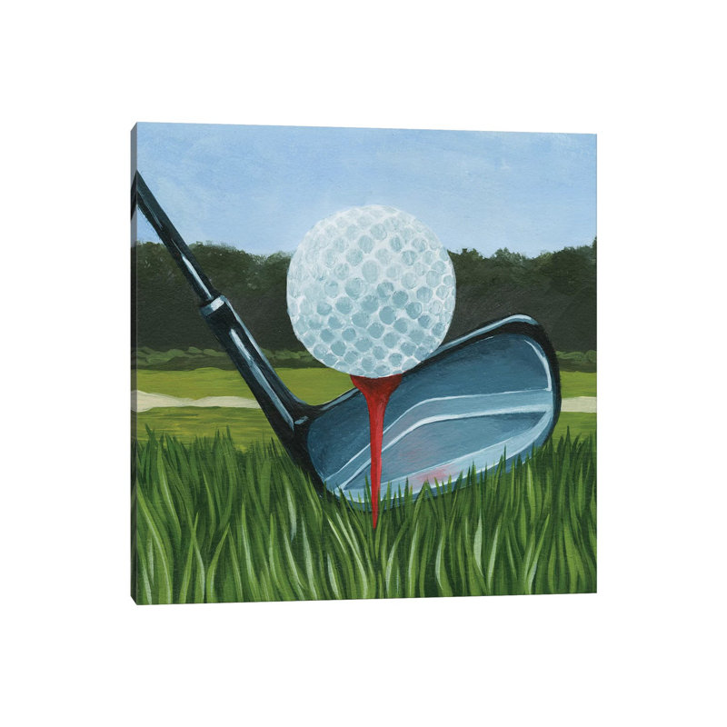 Tee Off II by Grace Popp - Wrapped Canvas Print, 45.72cm H x 45.72cm W x 1.91cm D