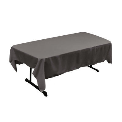 Fisher Rectangular Stain-Resistant Polyester Tablecloth
