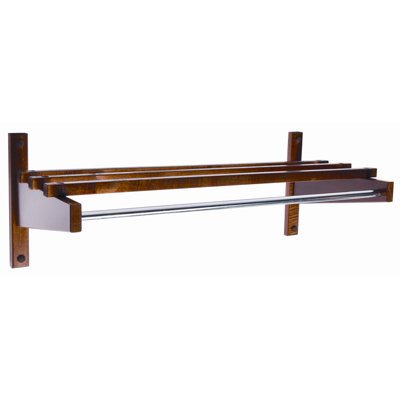 Lucinda Solid Wood Wall Wall Mounted Coat Rack