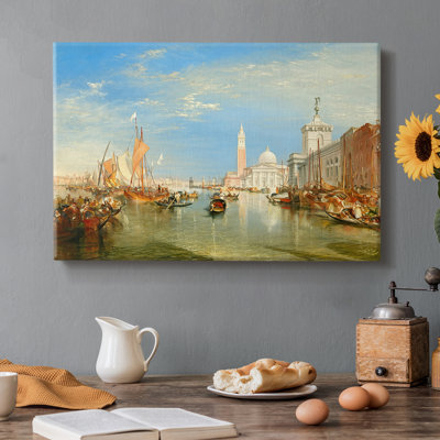 Venise: le Dogana et San Giorgio Maggiera-J.M.W. Turner - Toile tendue avec châssis-1834