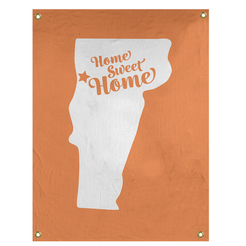 Tapisserie murale burlington doux pour la maison, H 36 po x l 26 po, Orange