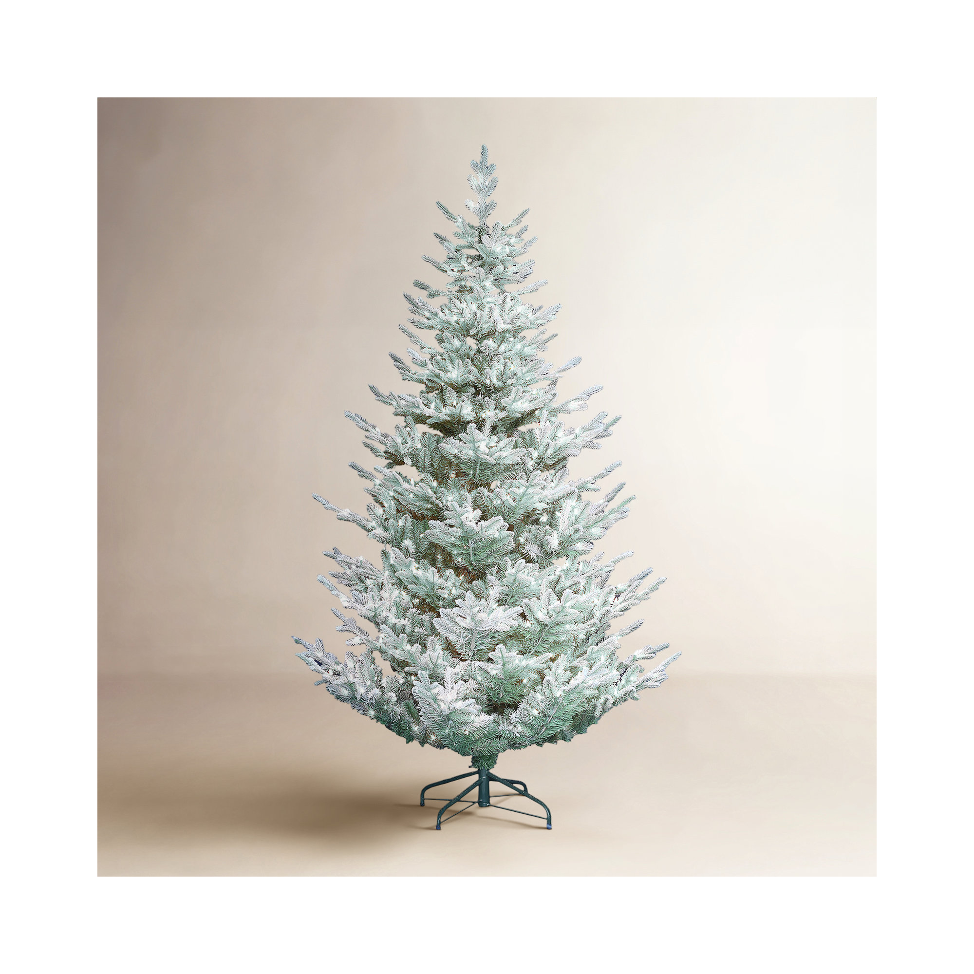 90' Lighted Artificial Spruce Christmas Tree