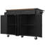 Kitchen Island With 4 Doors And 2 Drawers White-1236833876
