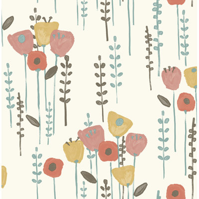 Mabel Floral Field Wallpaper