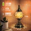 Lampe de table Orange1 en mosaïque de verre turc, lampe d'appoint bohème vintage-134037477