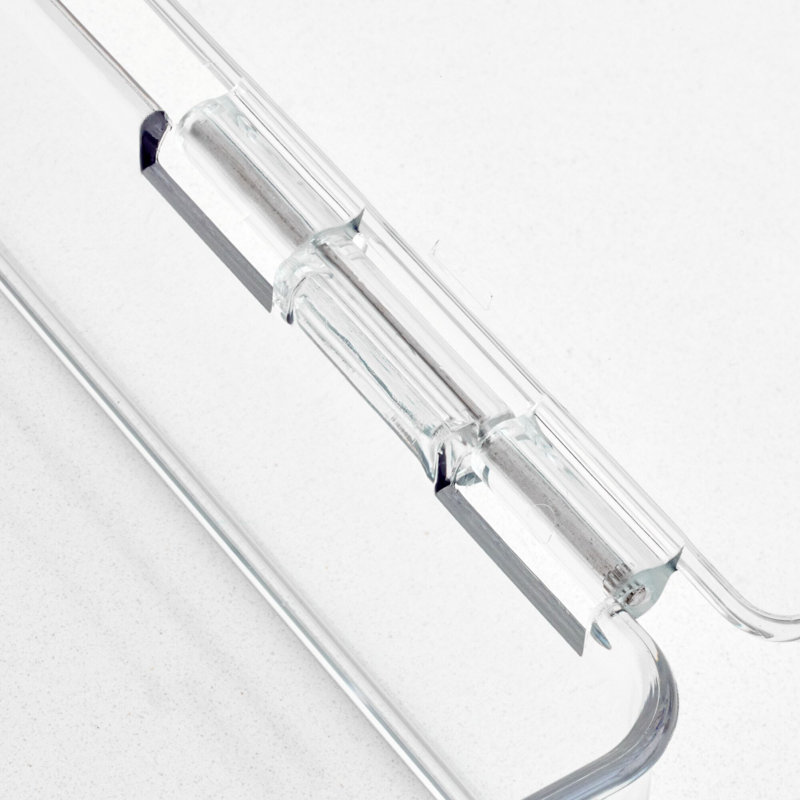 Boîte de rangement empilable en plastique sans couvercle BPA iDesign Kitchen - 7,26 po x 10,75 po x 2,37 po, transparent