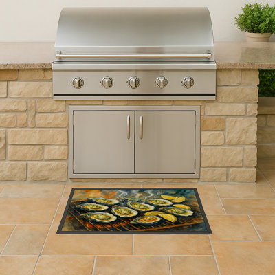 Oysters on the Grill Doormat