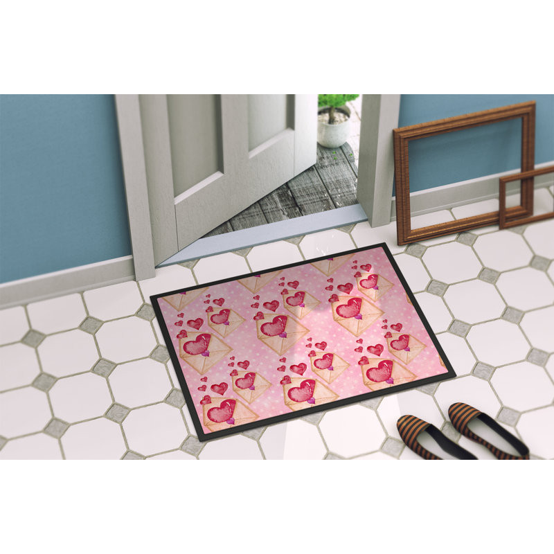 Tapis d'entrée antidérapant Adrienn, H 0,25 po x l 27 po x P 18 po