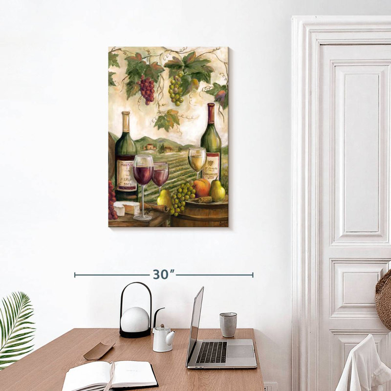 Yarlin Country Red And White, 30" H x 20" W