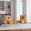 Chaise d'appoint rembourrée en velours Mid-Century