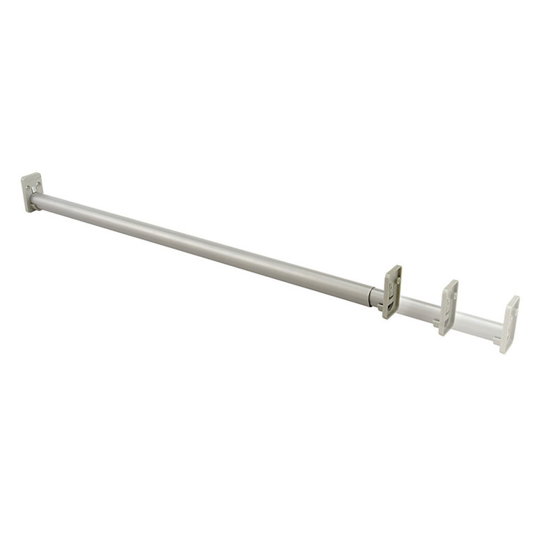 Adjustable Satin Nickel Expandable Closet Rod 30-48 Inches